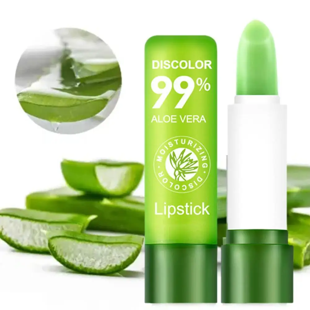 

Color Changing Lip Balm Natural Aloe Veras Lipstick Long Lasting Moisturizing Makeup Cosmetics For Women