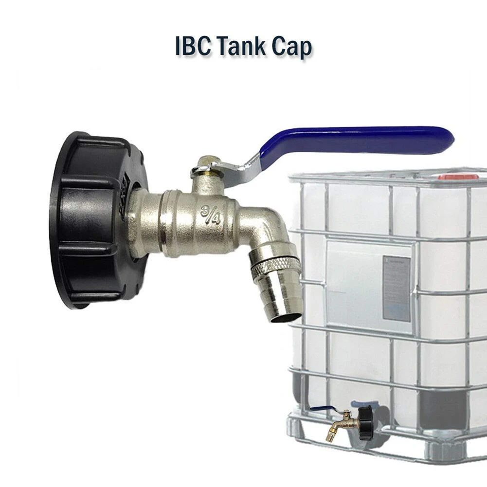 

1PCS IBC Tank Tap 3/4" Adapter S60x6 1000L Tank Rainwater Container Valve Connector Accessories