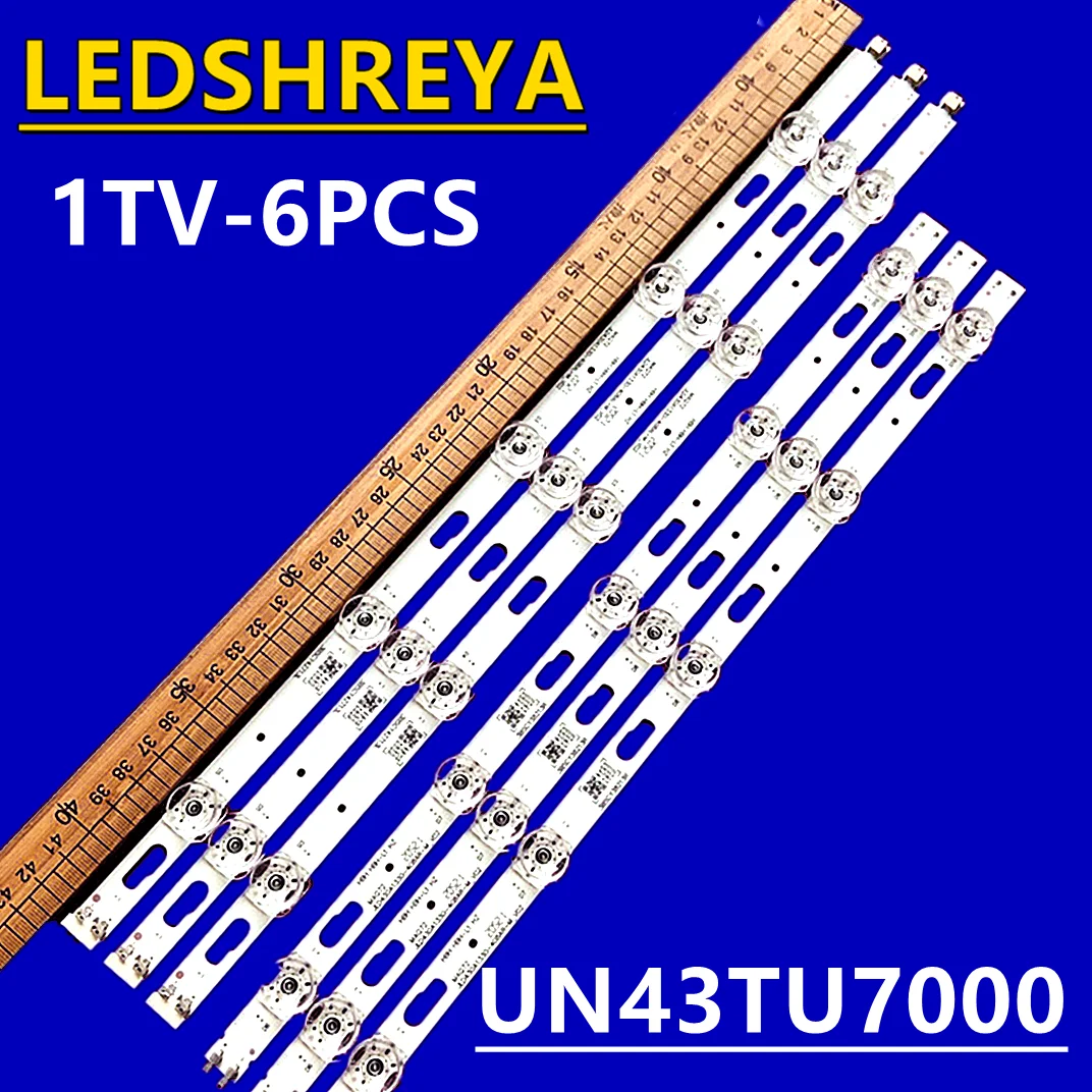 

LED bar for Samsung UN43TU7000 UN43TU8000 UN43TU8200 UE43TU7100 UN43TU700DF BN96-50319A 50320A LM41-00868A 00867A