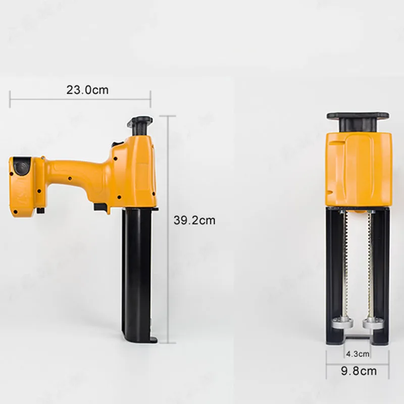 

400/600ml double cartridges electric battery caulking gun
