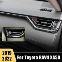 for toyota rav4 2019 2020 2021 2022 rav 4 xa50 xa 50 car central control decoration strip modification trim sticker accessories
