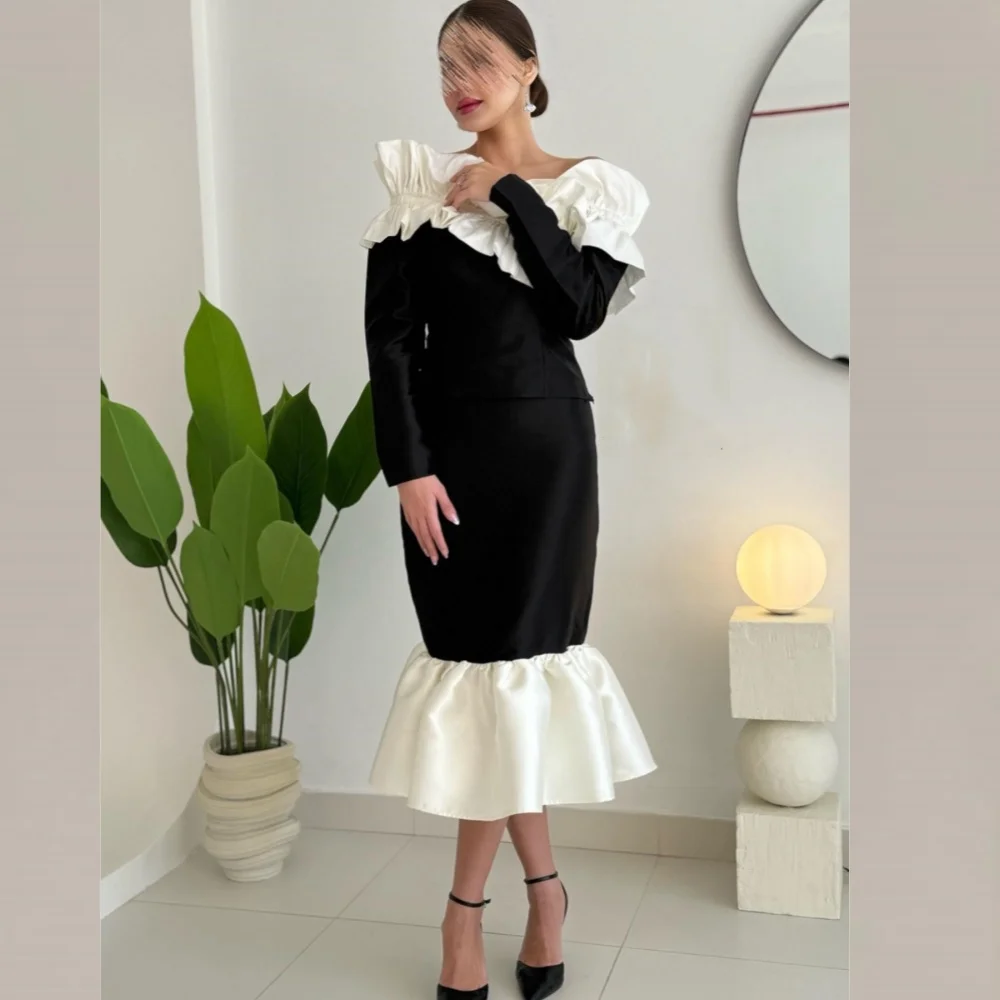 Атласное драпированное платье со складками и рюшами на день рождения русалка с