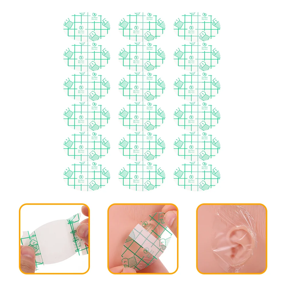 

Ear Covers Baby Shower Protectors Cover Infant Waterproof Disposable Bathing Protector Cap Clear Swimming Bath Sticker