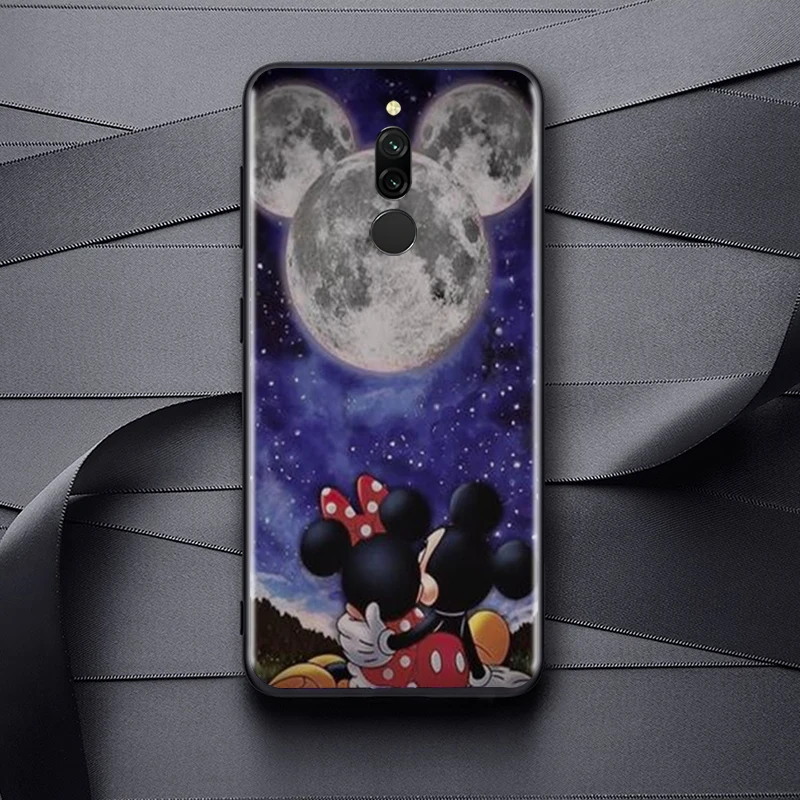 

Disney Cute Mickey For Xiaomi Redmi Matte Black Cover Silicon TPU Soft Cases Back Cover Redmi 8A 8 Case TPU Carcasa Funda Coque