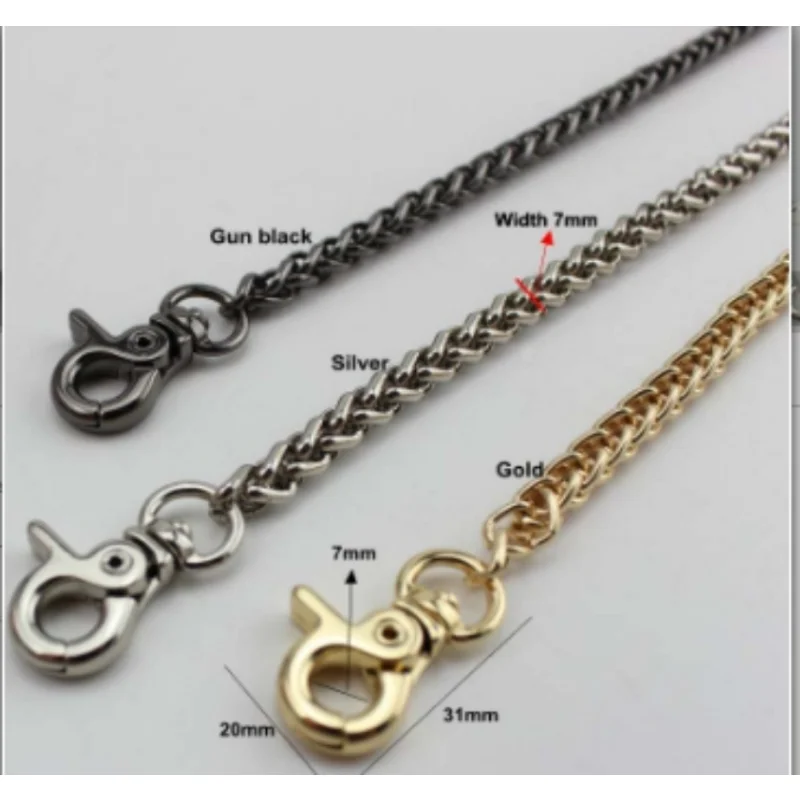 Bag Chain Hardware Accessories Metal Women's Bag Chain Crossbody Bags Strap Shoulder Strap Iron Chain Bar Replacement Bag Strap