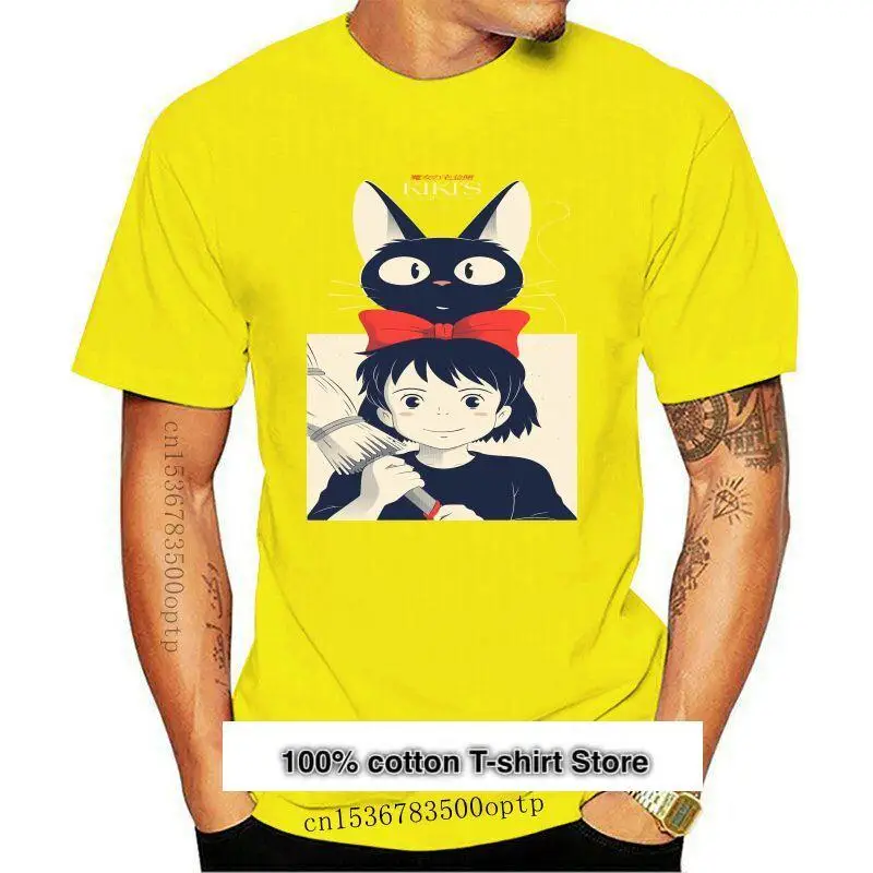 

Camiseta de ANIME Kiki's Delivery Service V1, camiseta de Majo no Takkybin, todas las tallas, S-3XL, moda, talla grande