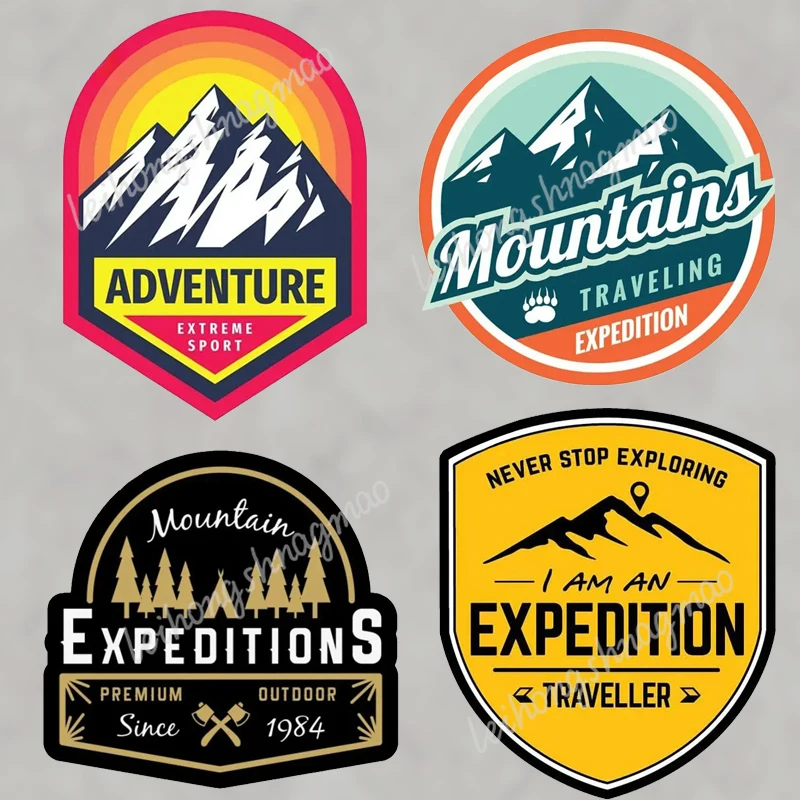 Экспедиция дорожная автомобильная наклейка никогда не остановить