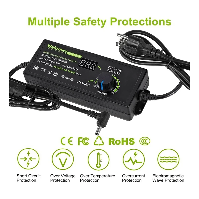 Универсальный источник питания 3-36 в 4 а 144 Вт 3 5 В 6 9 12 15 18 20 24 30 36 регулируемое