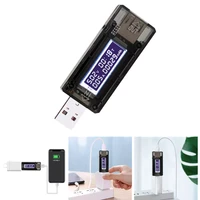 usb tester voltmeter ammeter current voltage tester lcd digital display charger capacity indicator mobile battery power detector