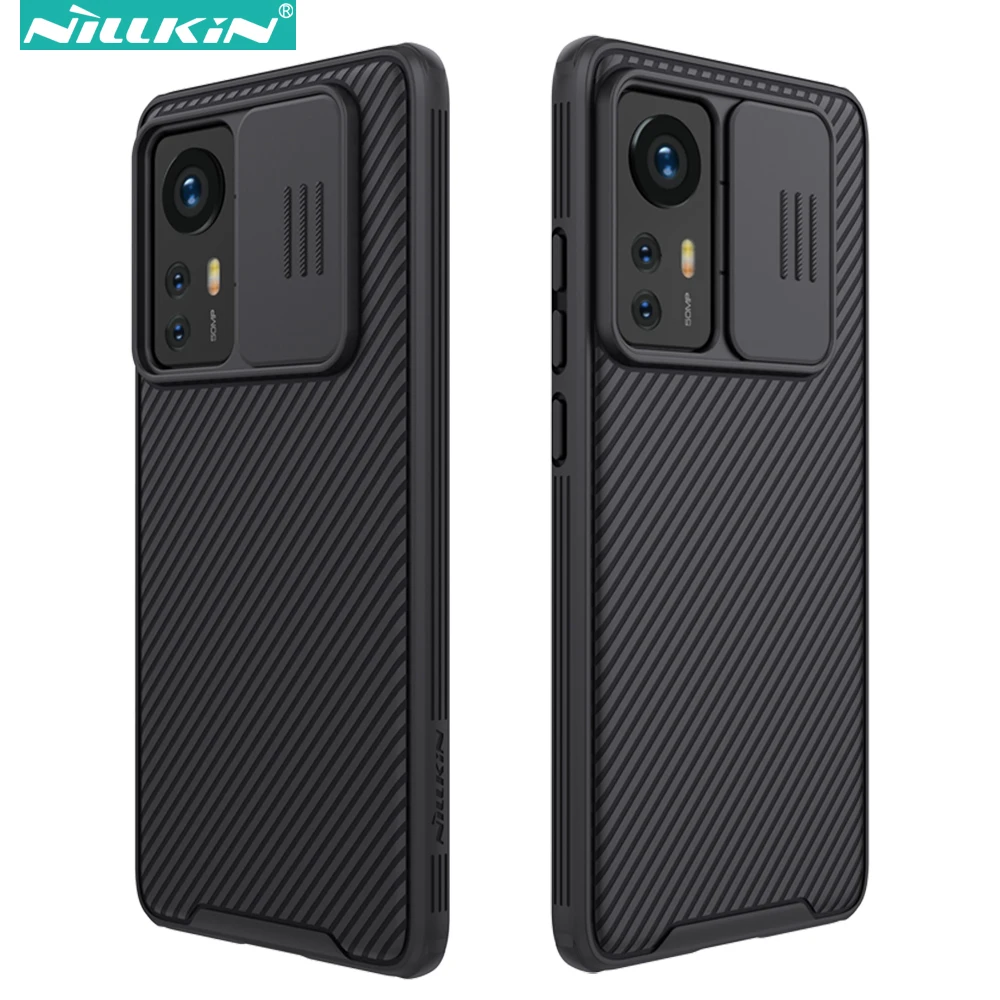 Чехол Nillkin для Xiaomi 12 / 12X / 12s, защитный чехол CamShield Pro с накладкой на камеру, Жесткий Чехол из поликарбоната и ТПУ