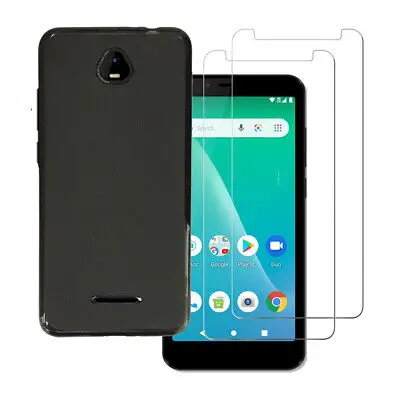 

Case with Tempered Glass Screen Protector for Schok Volt SV55 SV55216