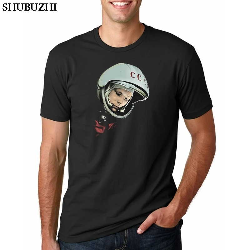 

Yuri Gagarin Cccp Russian T Shirts Ussr Soviet Union Print T-shirt Moscow Russia Tees Girl Short Sleeve Cotton Tees Tops