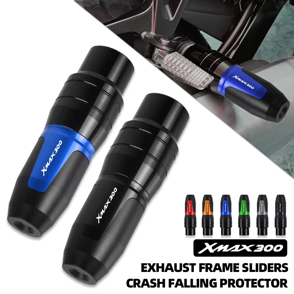 

Motorcycle Frame Crash Pads Engine Case Sliders Crash Pads Exhaust Sliders Crash Protector FOR XMAX 300 2016 2017 2018 2019-2021