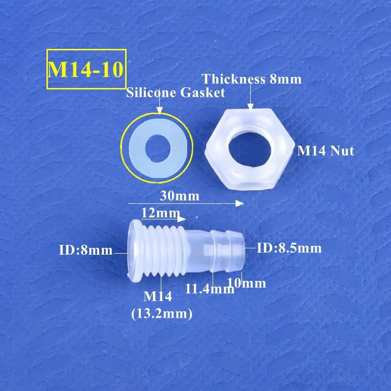 

Соединитель для шланга SgooHan PP M5~M16 3~12мм