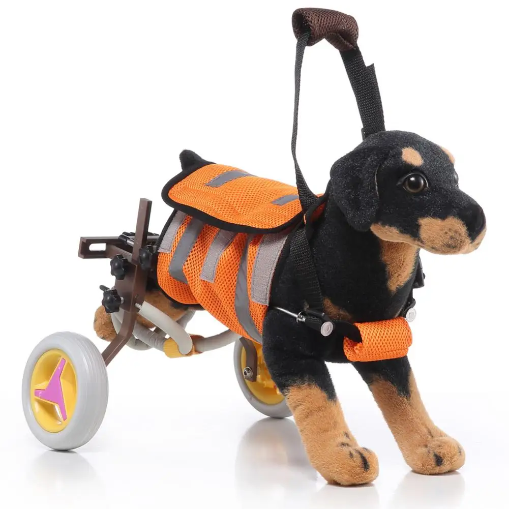 

Adjustable Dog Wheelchair Pet Rehabilitation Walking Dog Wheelchair Aid Vehicle Pet Wheelchair Walk Cart Scooter Weak Paralyzed