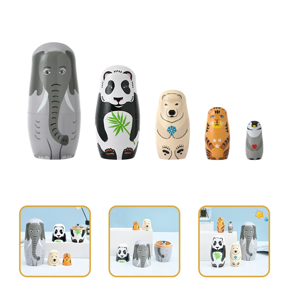 

1 Set Wooden Nesting Dolls Russian Dolls Wooden Dolls Toys for Kids