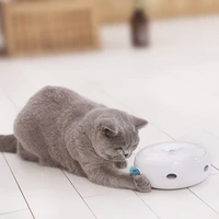 electric cat toy intelligent teasing cat stick crazy amusement disc catching mouse interactive automatic turntable pet products