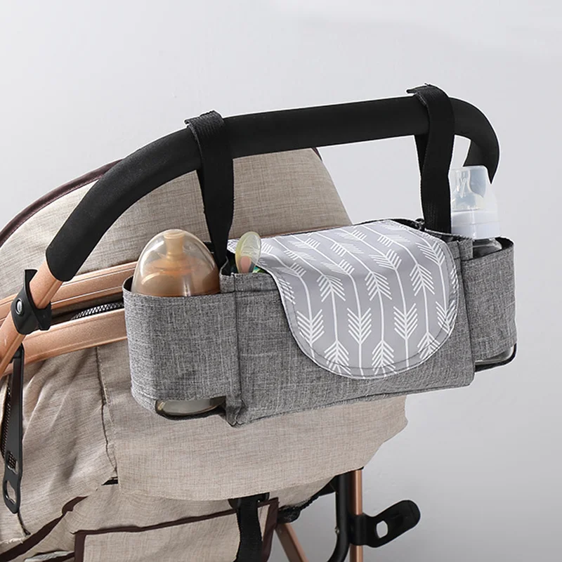 

Multipurpose Buggy Baby Pram Organizer Bottle Holder Universal Baby Stroller Accessory Stroller Caddy Storage Bag Mummy Bag New
