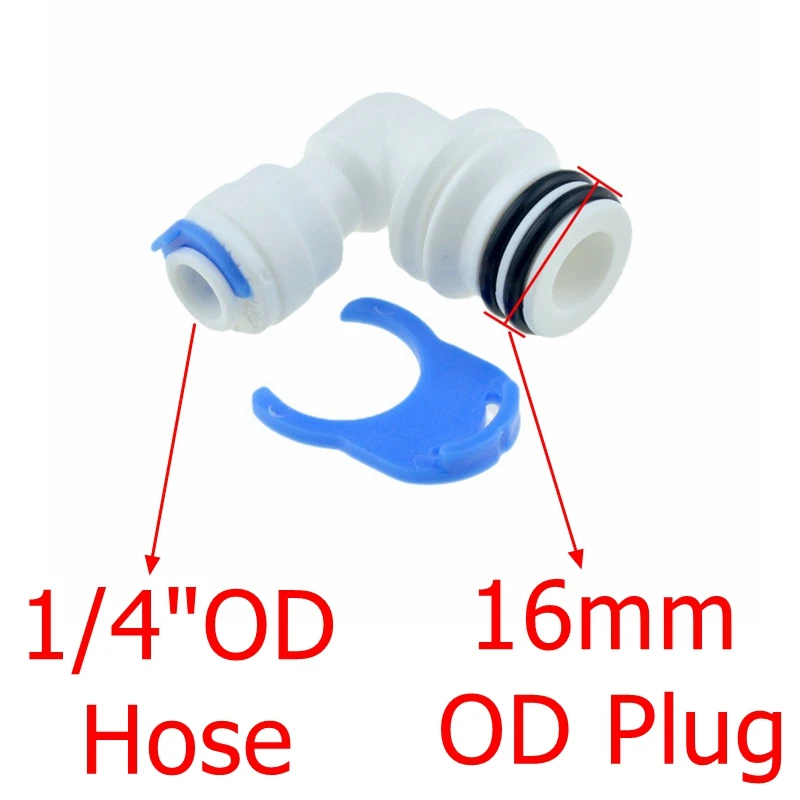 

WYWBEY Фитинг для водопроводной трубы 1/4", с уплотнительным кольцом