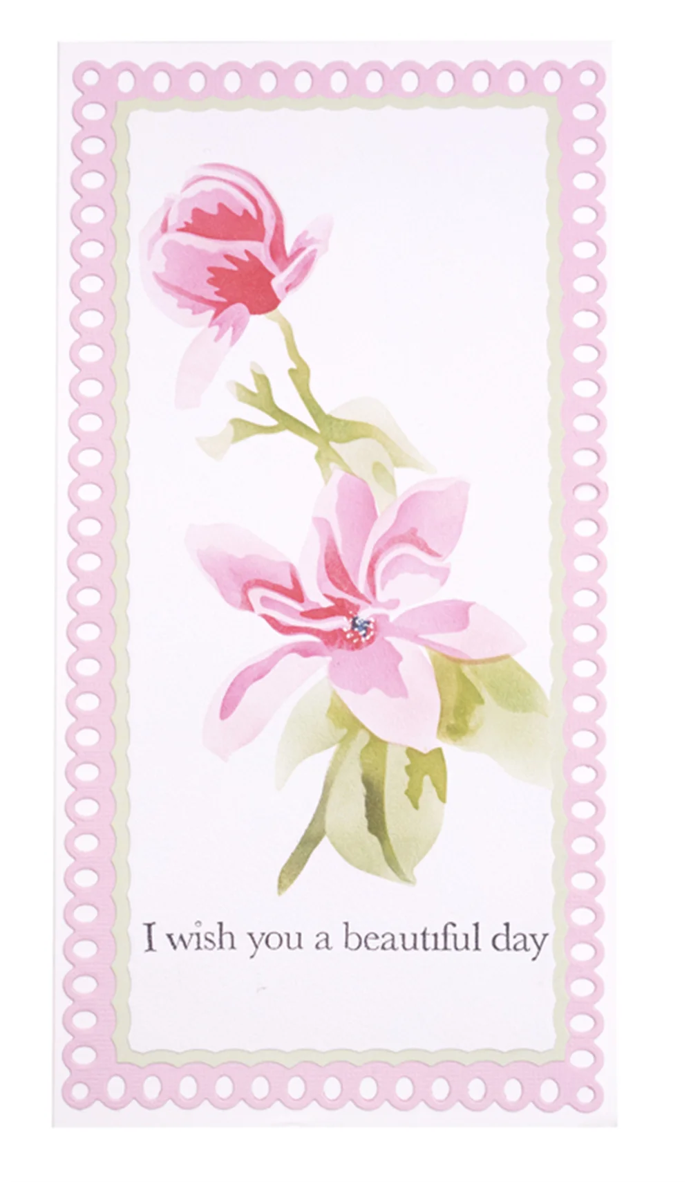 Новинка Diy подарочная карта Скрапбукинг Бумага Ремесло нож формы Магнолия