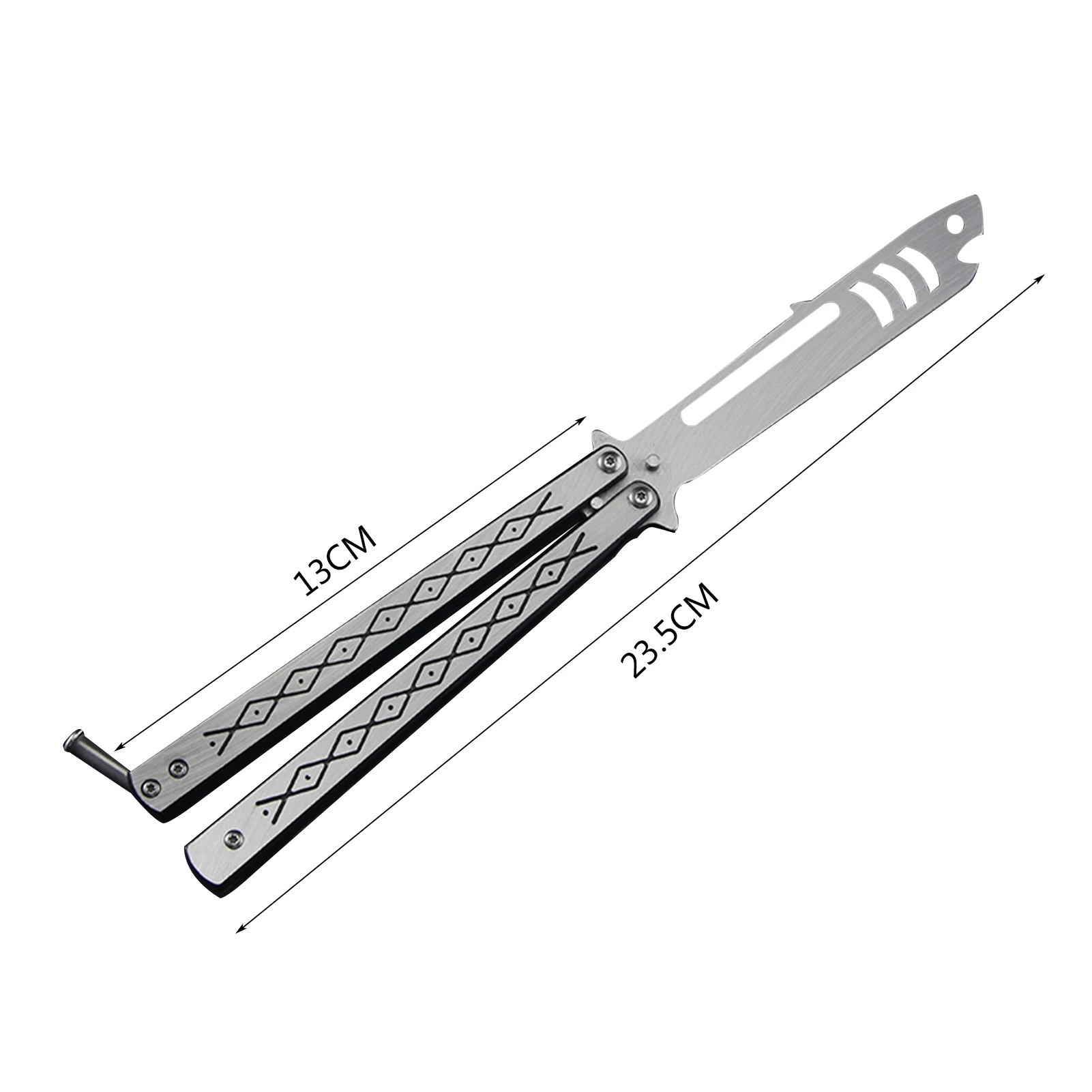 1 шт. складной нож-бабочка Blunt Balisong Shark Design карманный тренировочный нож для