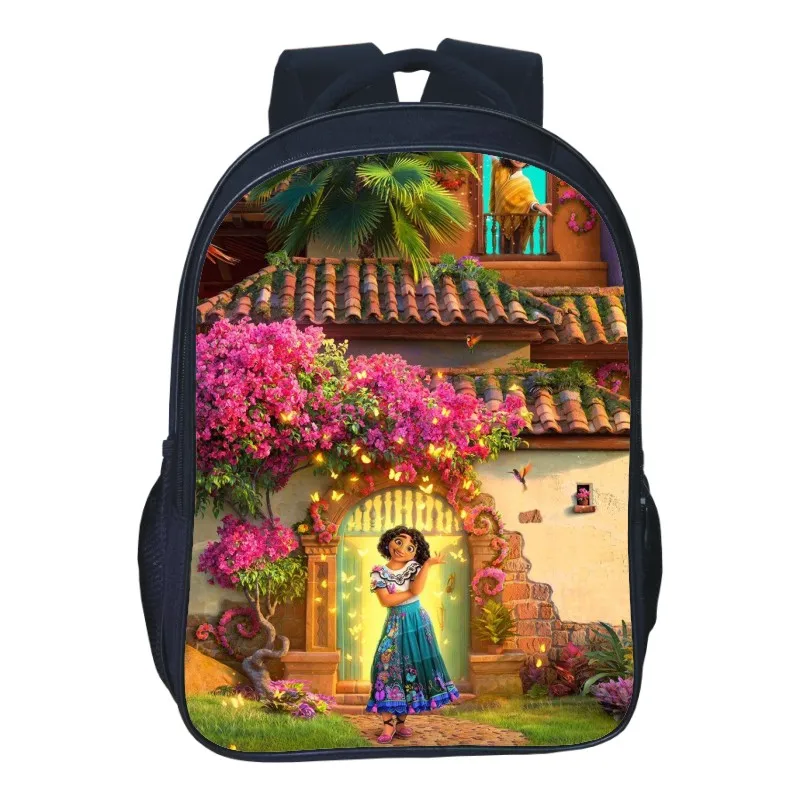 16inch Disney Encanto Printed Schoolbag Girls Elementary Backpack Children Comfortable Wear-resistant Cartoon Mirabel Mochilas | Багаж и
