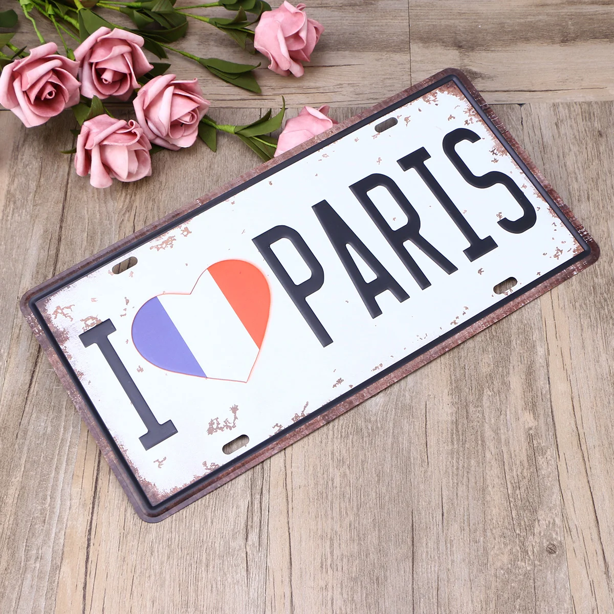 

1Pc Painting Metal Vintage Decorative Iron Truth Fashion Simple Signs for Shop Home Wall