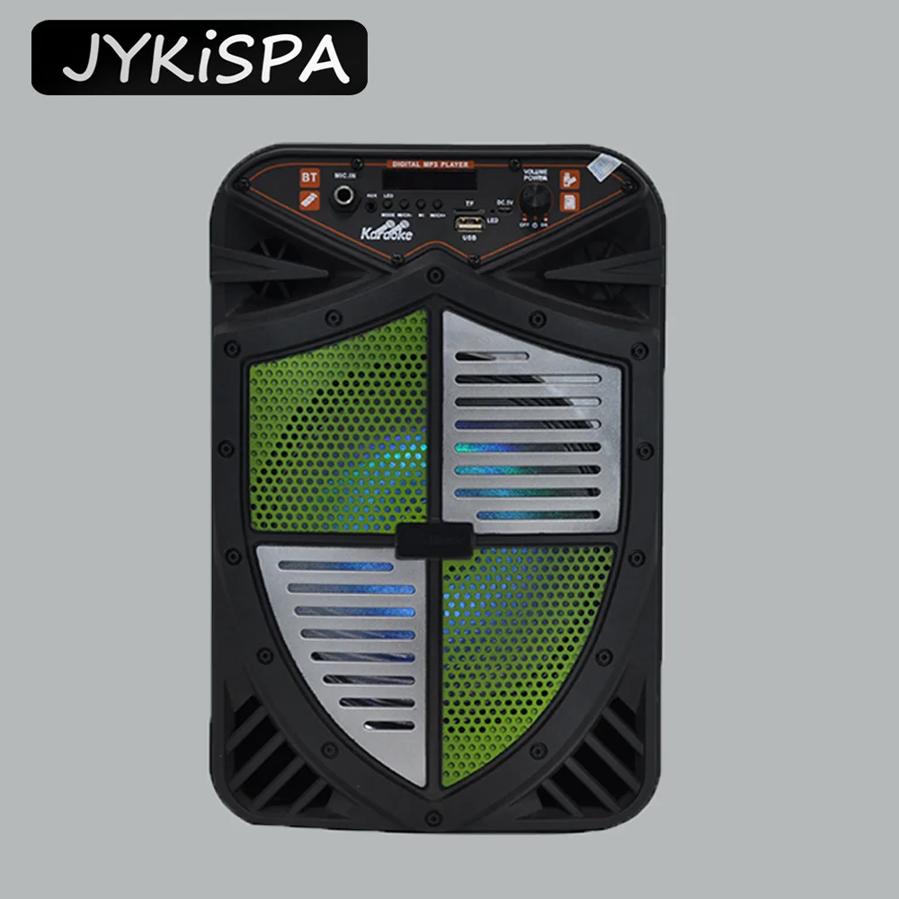 

Portable Speaker Wireless Bluetooth-compatible 20W Stereo Subwoofer Bass with AUX USB Lights TF Card Microphone mini speaker