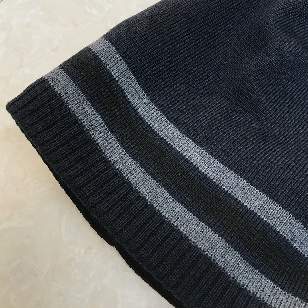 Мужская Флисовая вязаная шапка зимняя теплая мягкая удобная Лыжная для снега