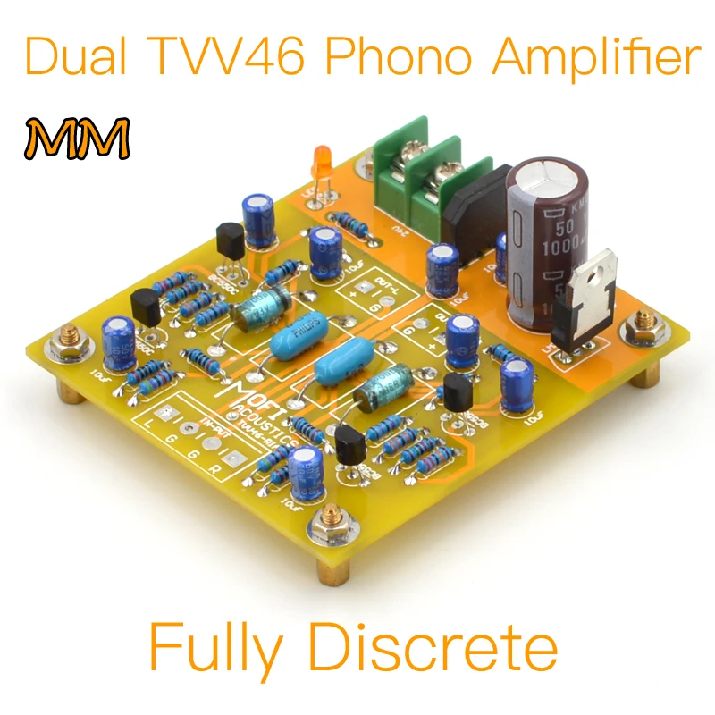 

MOFI Dual TVV46-Fully Discrete Phono Amplifier(MM) RIAA-DIY Kit