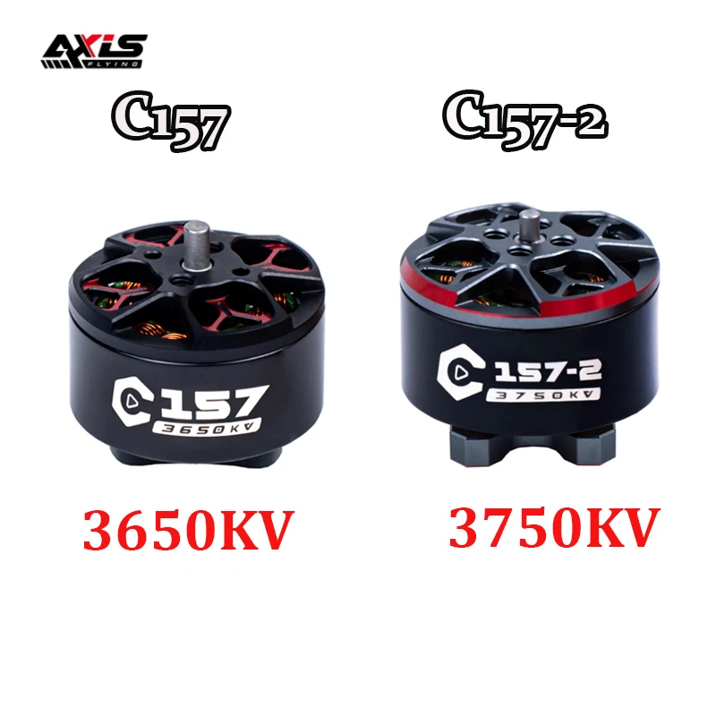 Axisflying C157 1507 3650KV C157-2 3750KV Бесщеточный двигатель 4S Lipo для FPV AVATA Дрон Квадрокоптер 3 ~ 4