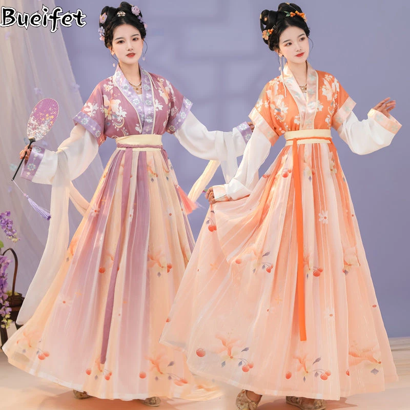 

Traditional Ancient Hanfu Women Stage Dance Dress Female Fairy Cosplay Costume Hanfu National Tang Dynasty Princess Fairy Dress