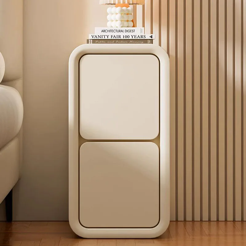 

Shelf Modern Nightstand Bedside Maximalist Moveable White Nightstand Organizer Narrow Armoires De Chambre Living Room Furniture