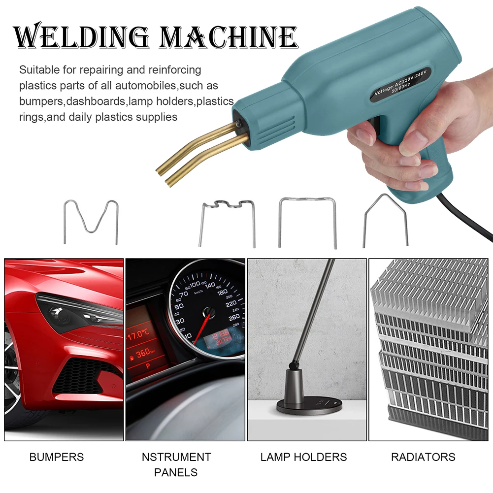 

Handy Plastic Welding Gun Overheating Protection Plastic Welder Heat Gun Ergonomic Design Easy Operate for Repair Car Tools Kit