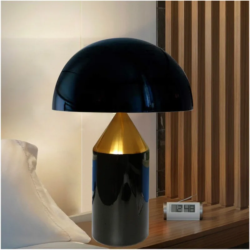 

Desk Lamps Modern Indoor LED Table Lighting Creative Design Mushroom Bedside for Home night lamparas de mesa space table bedside