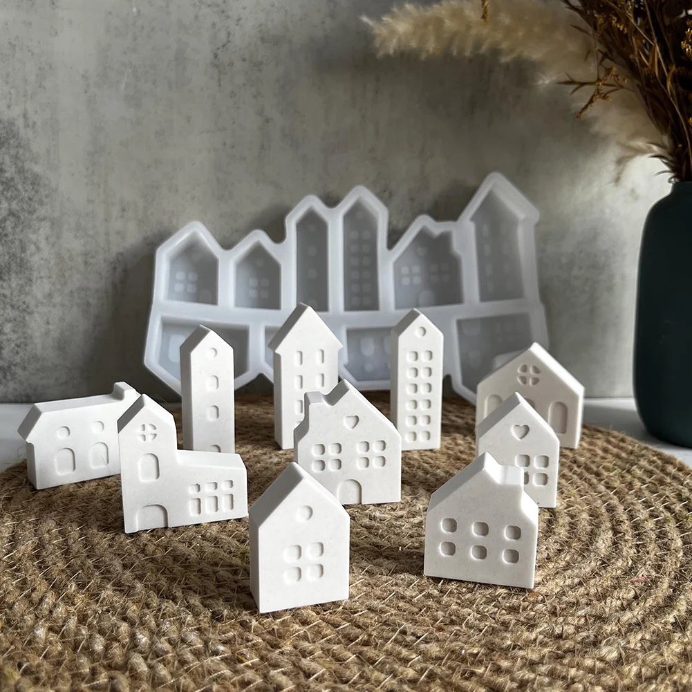 Формы для подсвечника чая силиконовые формы дома сделай сам 3D литья эпоксидная