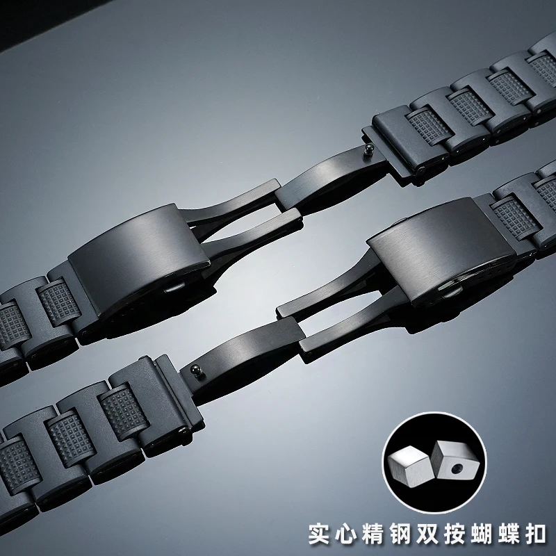 Фото Композитный стальной пластиковый ремешок для часов Casio G-SHOCK GWG-B1000 Mudmaster, легкий сменный ремешок для занятий спортом на открытом воздухе №5