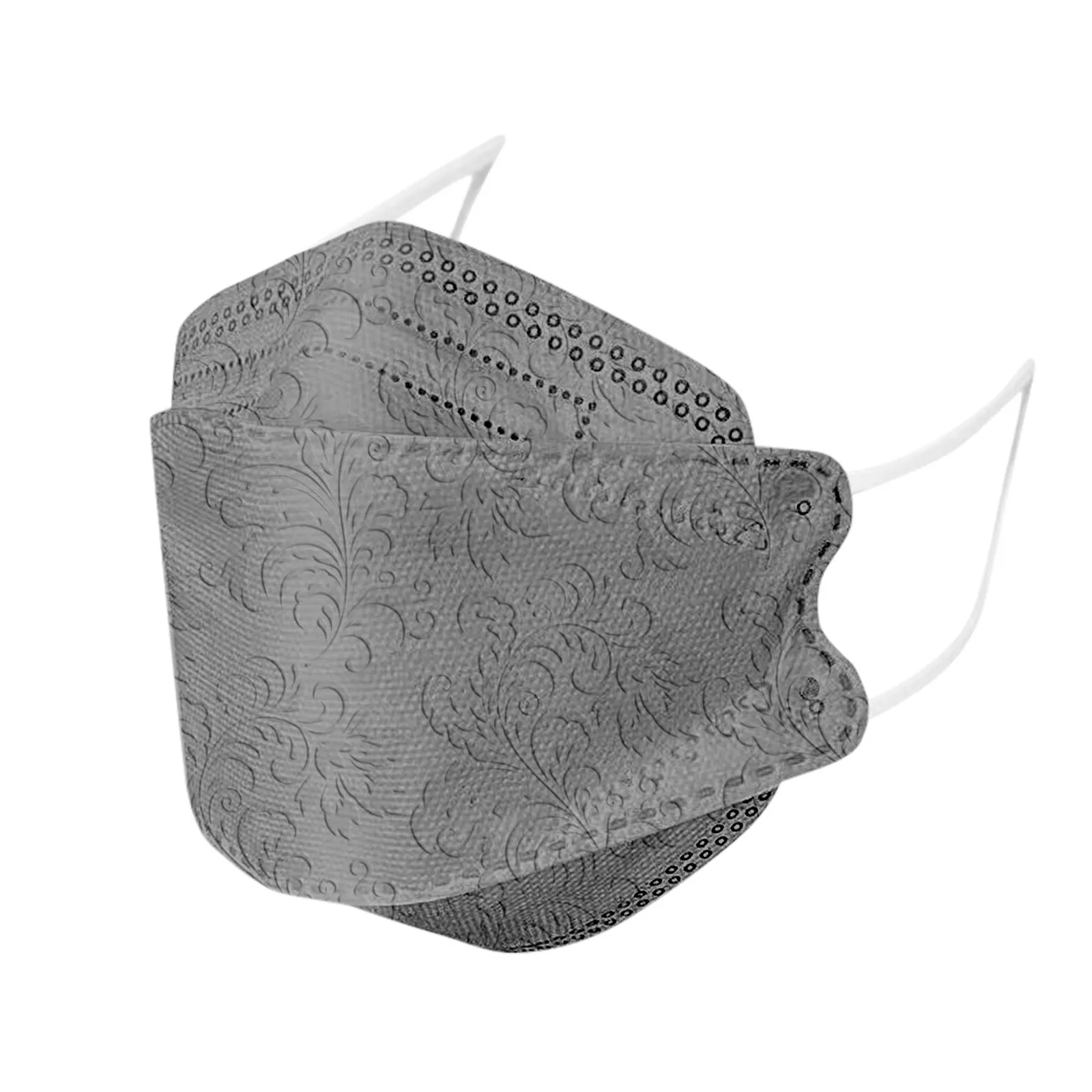 Детские маски для лица с 3d-дизайном 4-слойная дышащая маска дизайн рыбий рот |