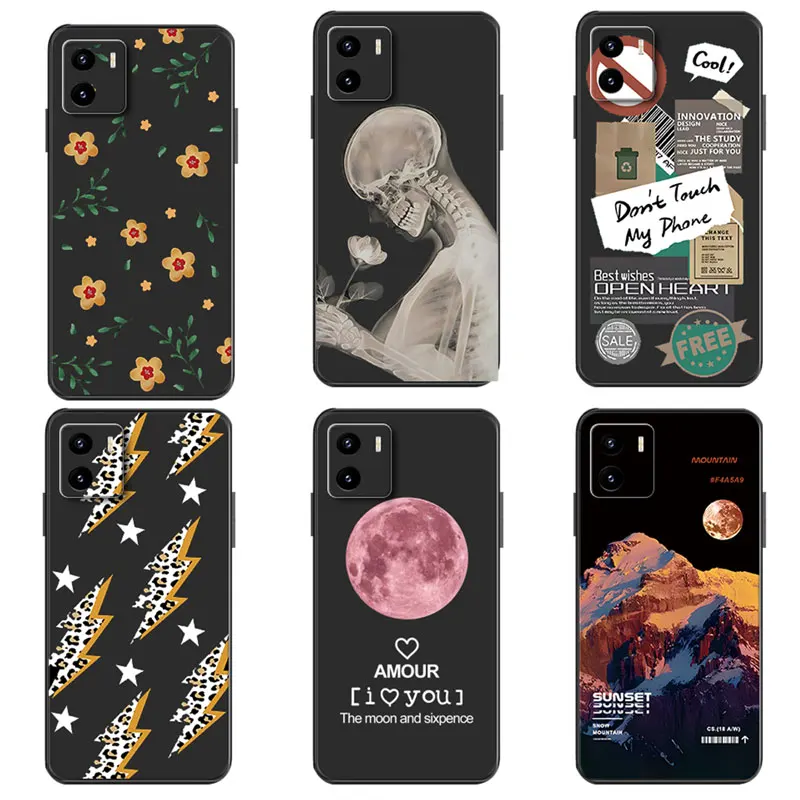 

Fashion INS Phone Covers for VIVO V23E V21E V20SE V17 Neo Soft Back Cover for V20 Pro V9 Youth V15 V7 Plus V5 Cute Cartoon Funda