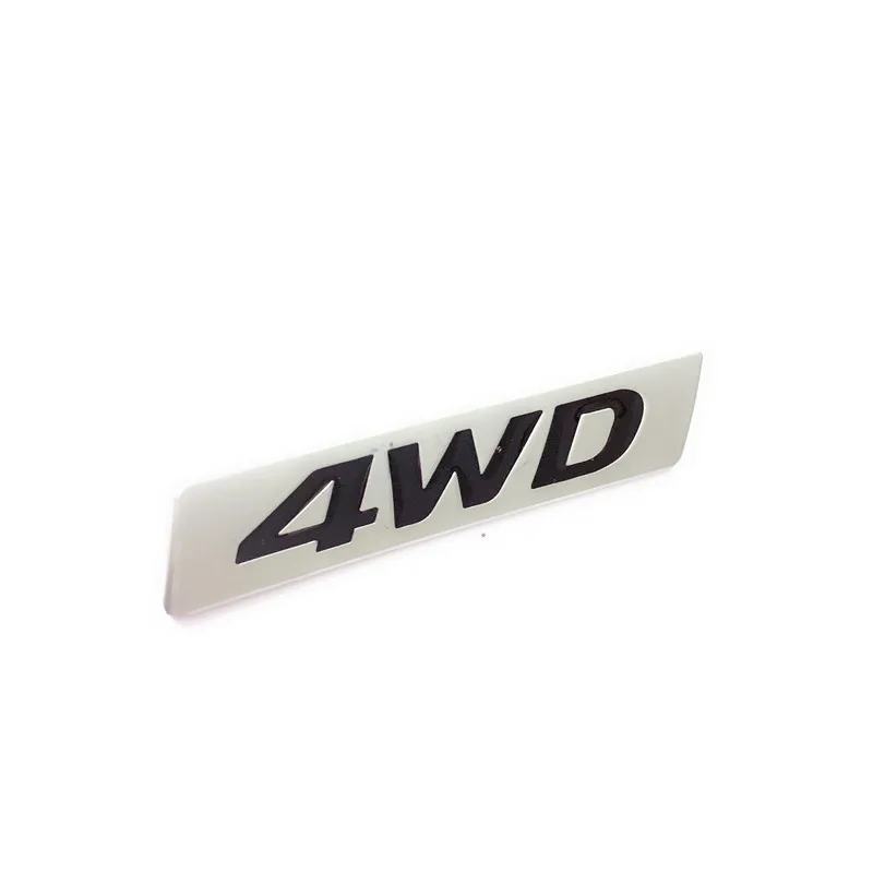 1X 3D Matt Metal Sticker 4WD Emblem 4X4 Badge Decal Car Styling For Honda CRV Accord Civic Suzuki Grand Vitara Swift SX4 |