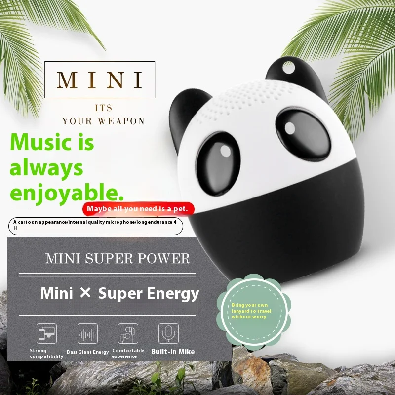 Мини-динамик Bluetooth с изображением животных