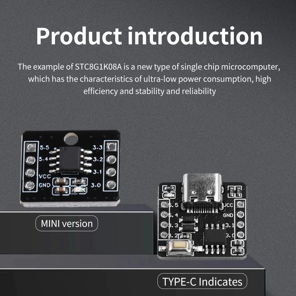 Микроконтроллер STC8G1K08A occkic