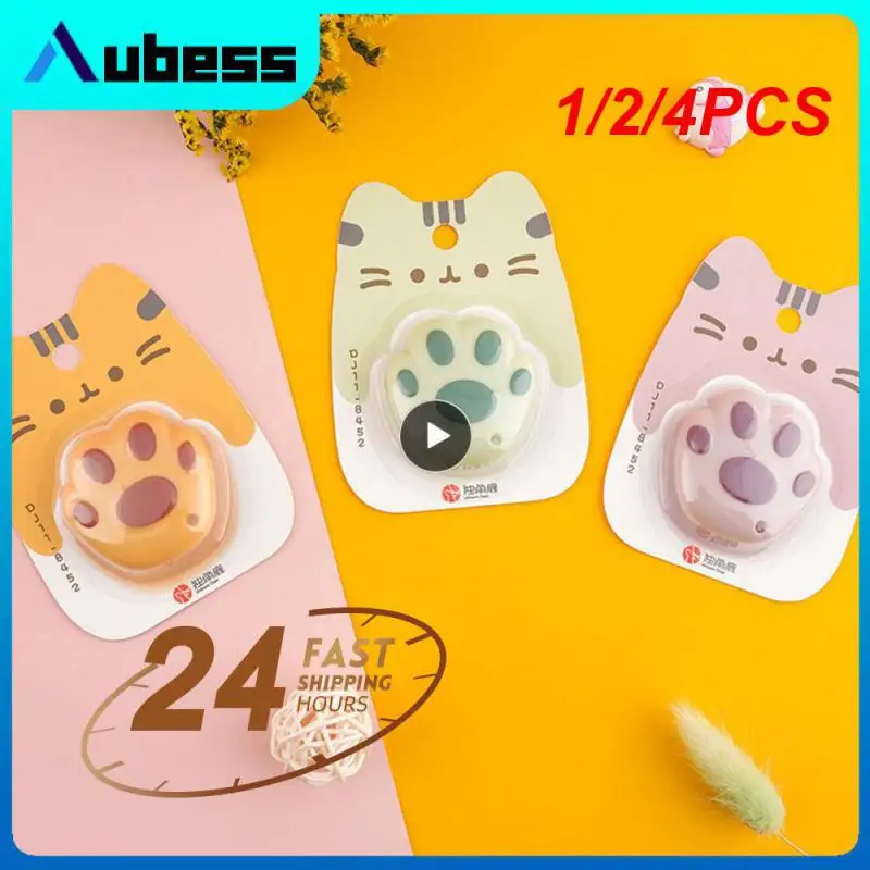 

1/2/4PCS Kawaii Cat Paw Mini Utility Knife Cute Paper Cutter Pocket Knife Express Box Opener Envelope Knife Korean Stationery