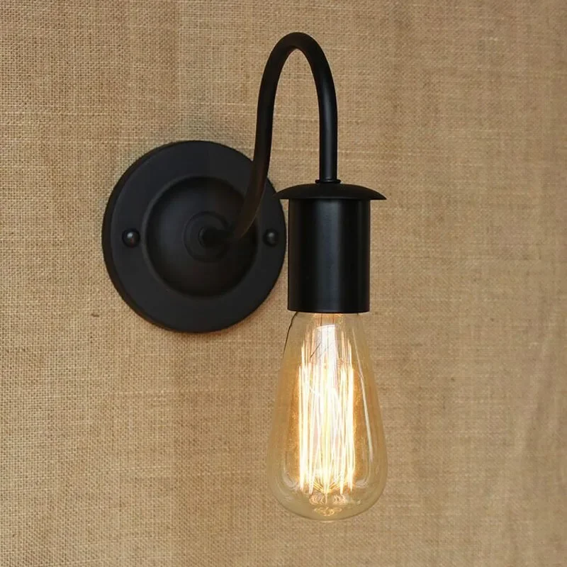 Эдисон винтажное ретро железное настенное бра/свет E27 и американская деревенская