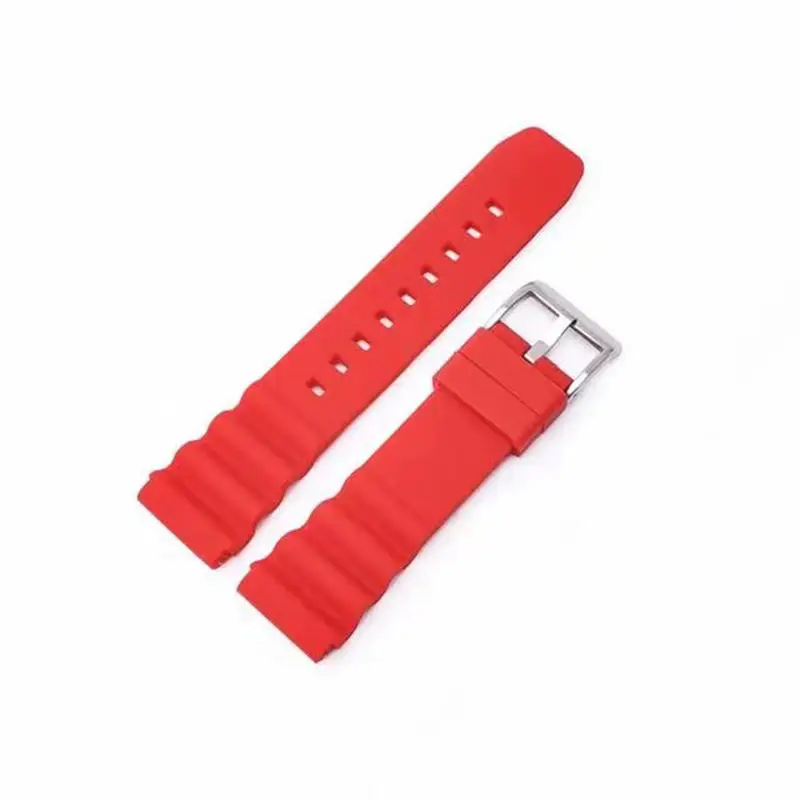 20MM 22MM Silicone SKX007 Turtle Small MM Watch Band Strap Suitable For SKX Tuna SKX007 SUB Diving Watch