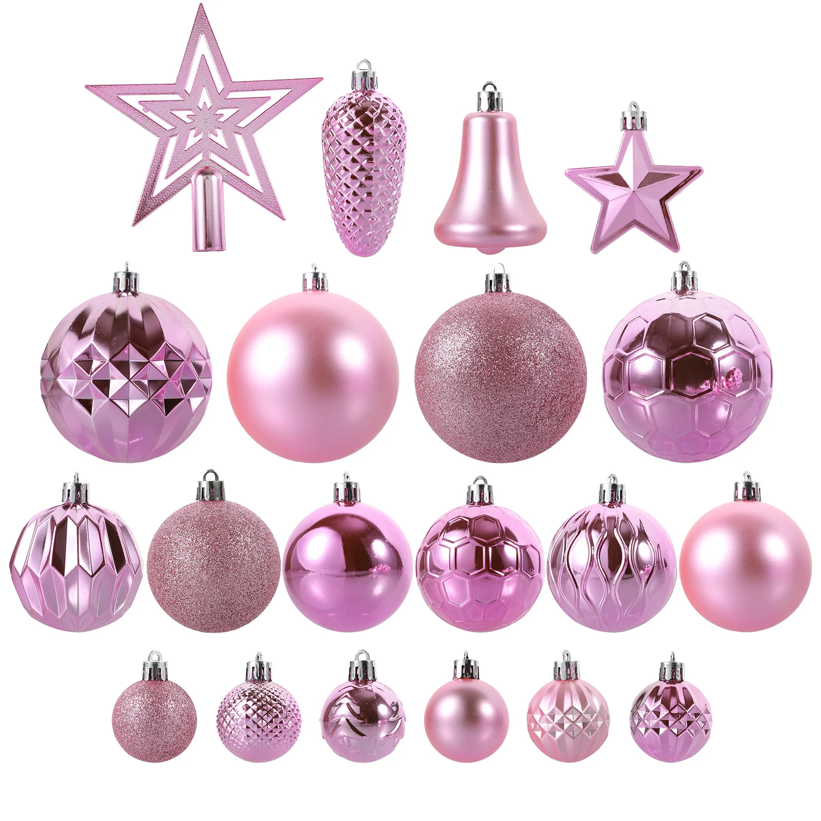 

45 Pcs Christmas Decorations Cumpleaños Para Party Decorative Ball Tree Balls Plastic Ornaments Xmas Hanging