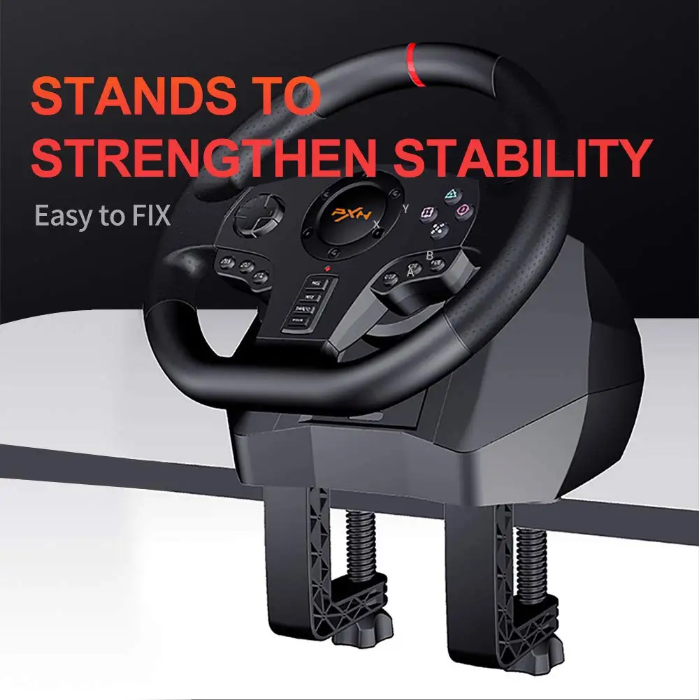 PXN V900 6 IN 1 Gaming Steering Wheel Volante Racing Wheel For PS4,PS3, Xbox one/ Xbox Series S&X, Nintendo Switch,Windows PC