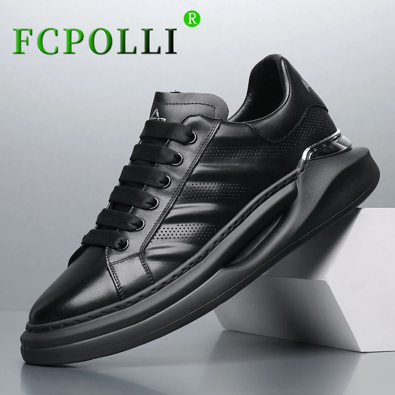 

2022 New Trend Skateboard Shoe Men Good Quality Adult Skateboarding Shoes Genuine Leather Sneakers Men LEISURE Sport Shoes