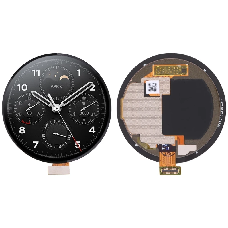

Оригинальный ЖК-экран дисплей ремонт запасная часть для Xiaomi Watch S1 Pro дигитайзер полная сборка с/без рамки