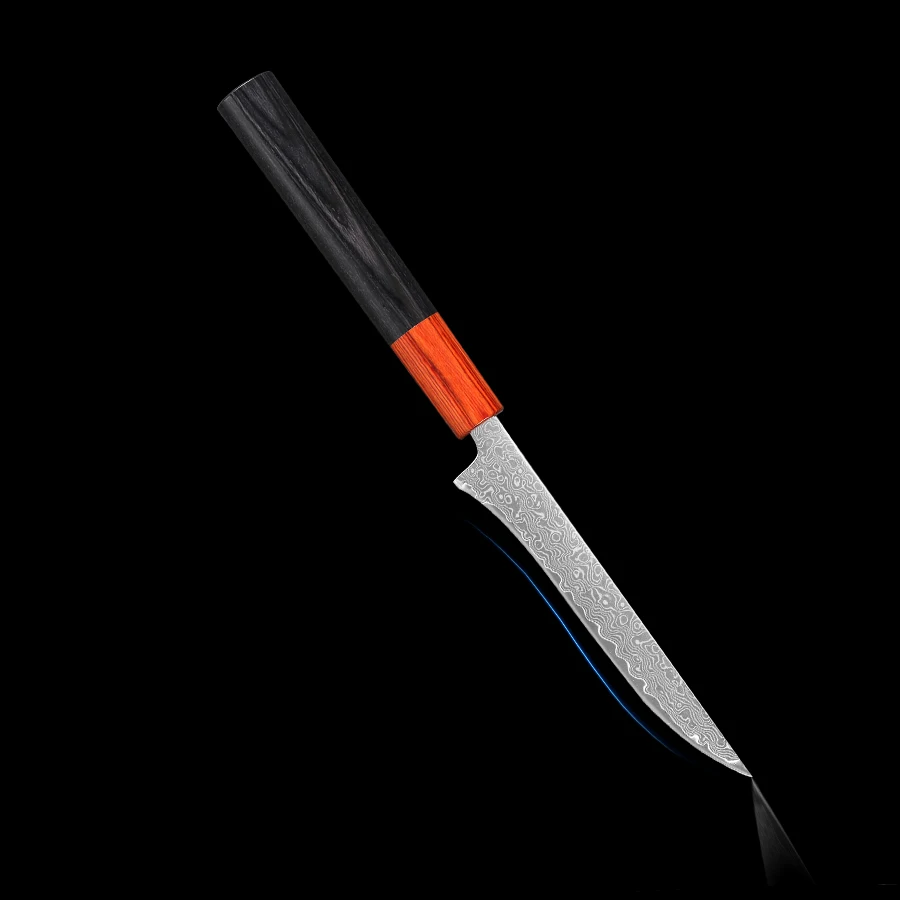 5 4-дюймовый нож для обвалки дамасская нержавеющая сталь кухонный кухонные